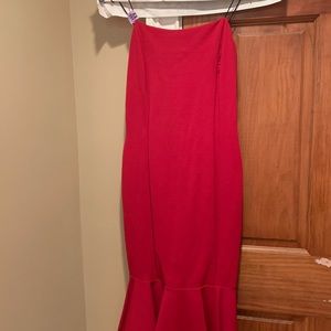 Bebe red dress size small
